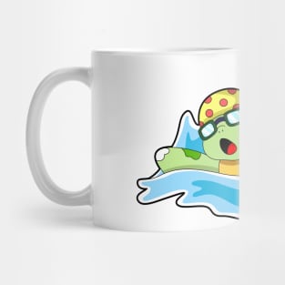 Turtle at Swimming in Water Mug